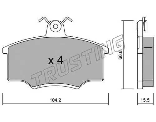 Brake Pad Set, disc brake (026.1)