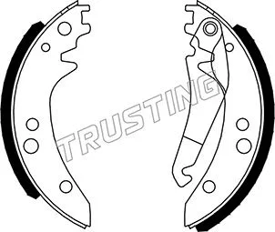 Brake Shoe Set (052.125)
