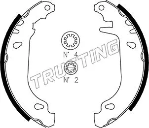 Brake Shoe Set (088.216)
