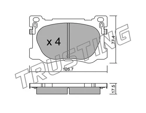 Brake Pad Set, disc brake (1093.0)