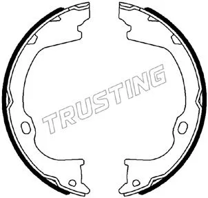 Brake Shoe Set, parking brake (088.243)