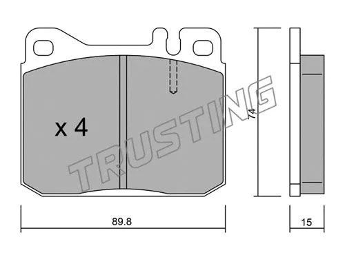 Brake Pad Set, disc brake (013.0)
