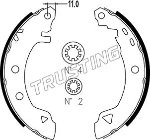 Brake Shoe Set (004.008)