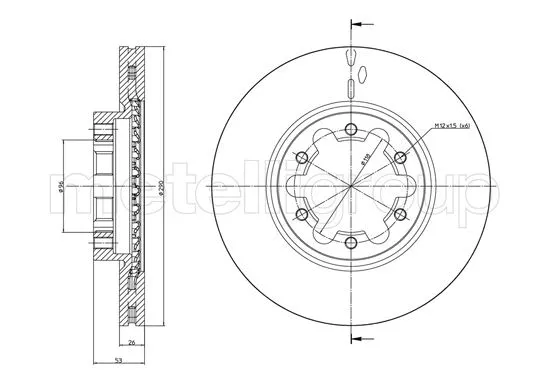 Brake Disc (DF1630)