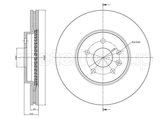 Brake Disc (DF1679)