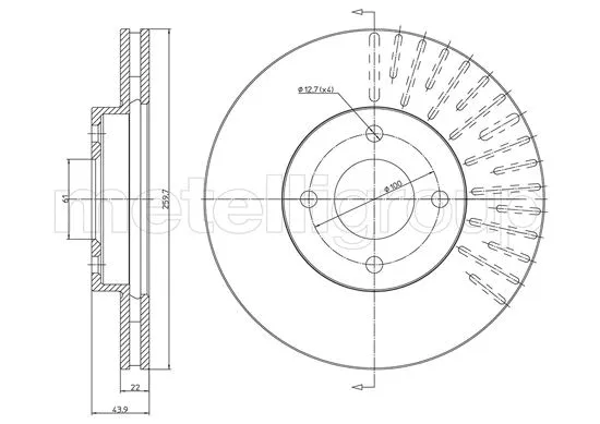 Brake Disc (DF1455)