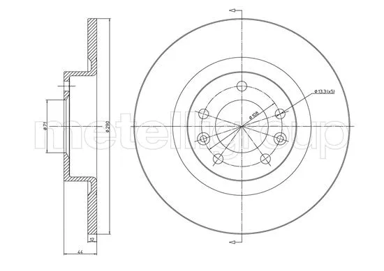 Brake Disc (DF1495)