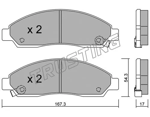 Brake Pad Set, disc brake (747.0)