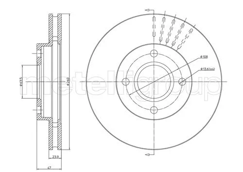 Brake Disc (DF255)