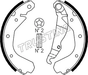 Brake Shoe Set (073.162)