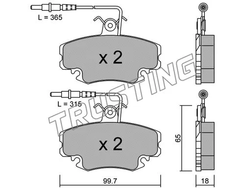 Brake Pad Set, disc brake (034.1)