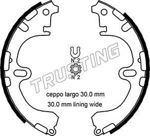 Brake Shoe Set (115.303)