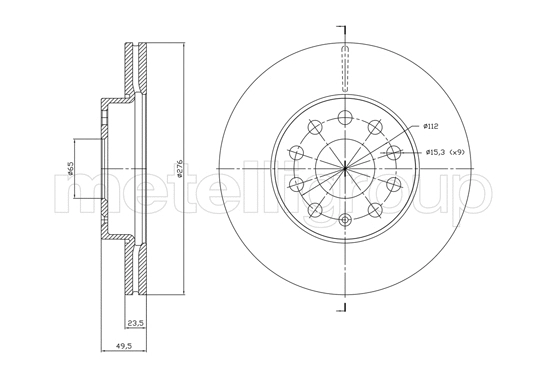 Brake Disc (DF1767)