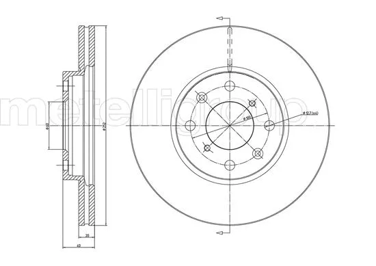 Brake Disc (DF1062)