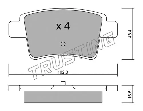 Brake Pad Set, disc brake (817.0)