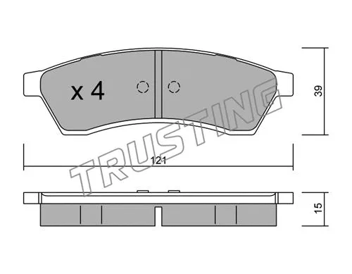Brake Pad Set, disc brake (526.0)