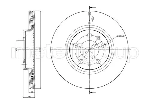 Brake Disc (DF1090)