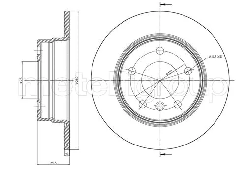 Brake Disc (DF1094)