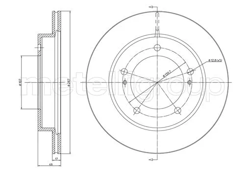 Brake Disc (DF393)