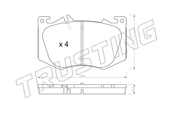 Brake Pad Set, disc brake (1269.0)