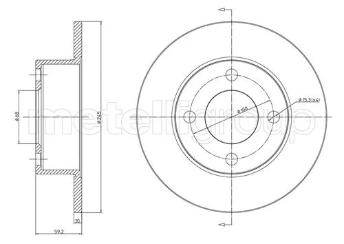 Brake Disc (DF134)