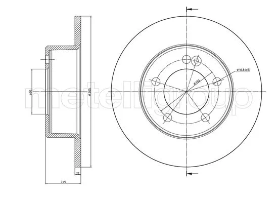 Brake Disc (DF1477)