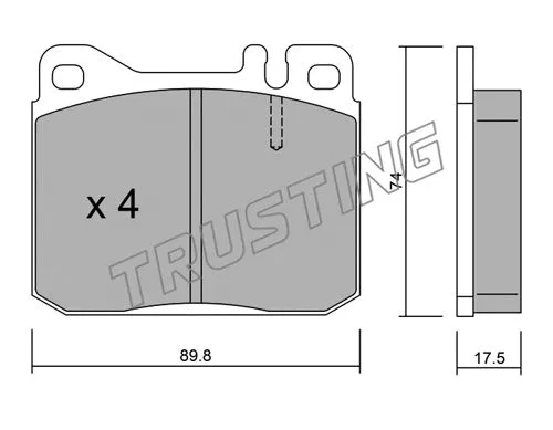 Brake Pad Set, disc brake (013.1)