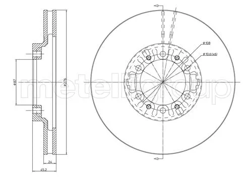 Brake Disc (DF917)