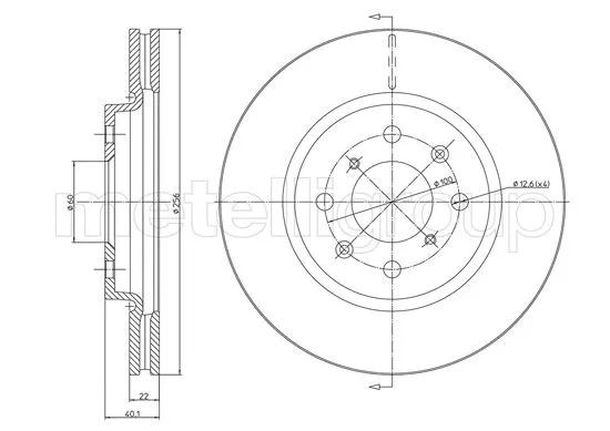 Brake Disc (DF1462)