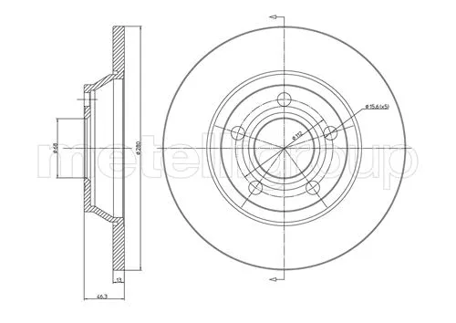 Brake Disc (DF187)