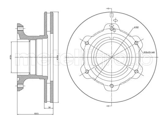 Brake Disc (DF1160)