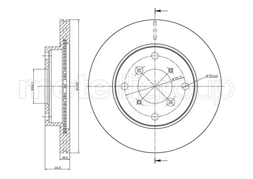 Brake Disc (DF526)