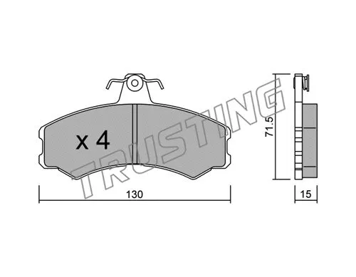 Brake Pad Set, disc brake (033.1)