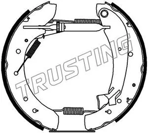 Brake Shoe Set (6208)
