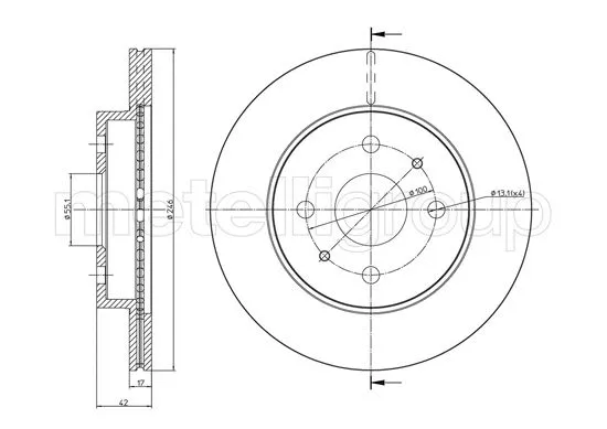 Brake Disc (DF1217)