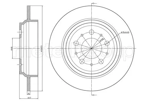 Brake Disc (DF772)