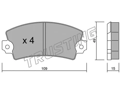 Brake Pad Set, disc brake (005.2)