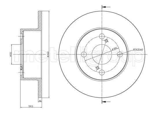 Brake Disc (DF487)