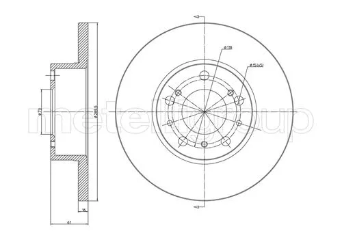 Brake Disc (DF649)