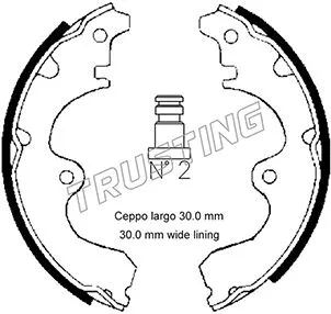 Brake Shoe Set (115.295)