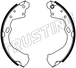 Brake Shoe Set (253.684)