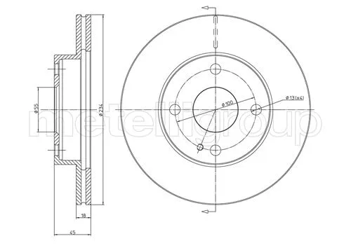 Brake Disc (DF297)