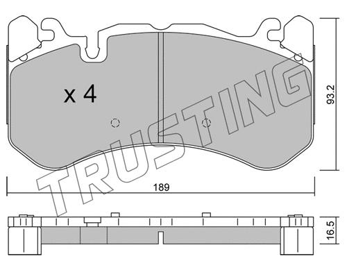 Brake Pad Set, disc brake (1198.1)