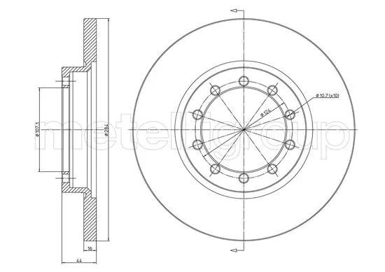 Brake Disc (DF1509)