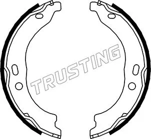Brake Shoe Set, parking brake (034.118)