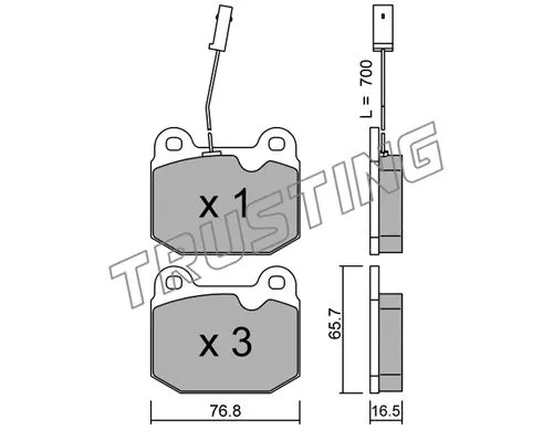 Brake Pad Set, disc brake (015.2)