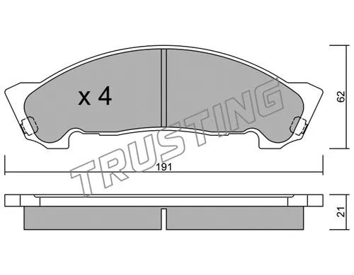 Brake Pad Set, disc brake (988.0)