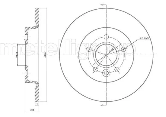 Brake Disc (DF961)