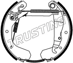 Brake Shoe Set (6115)