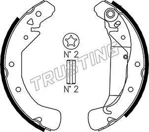 Brake Shoe Set (073.169)